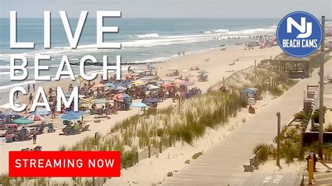 Live Beach Cam Lavallette New Jersey Youtube