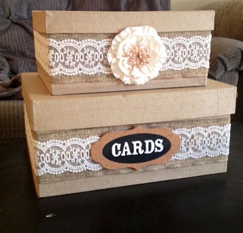 Shop or diy one of these 18 creative wedding card box ideas for your reception. Pin by Lauren Elizabeth on Wedding | Rustic card box wedding, Card box wedding diy, Rustic card box