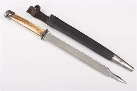 Ratisbons Wwi Trench Knife Kriegsheld With Saw Back Blade
