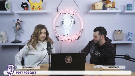 Nadeshot Ted Pokimane A Hoodie From New Merch Line Cream Colored
