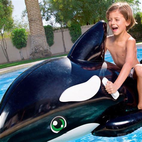 Jumbo Whale Rider Pool Inflatable Pool Inflatables