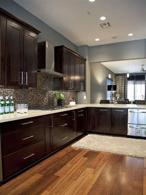 43 Wonderful Dark Grey Design Ideas For Kitchen Kitchen Cabinet Color