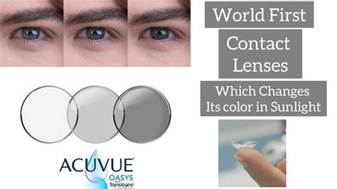 Acuvue Oasys Transitions Contact Lenses Photochromic Contact Lenses Just Launch 2021 March