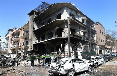2 Blasts Strike Near Government Agencies In Damascus The New York Times