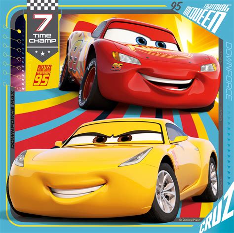 08015 Ravensburger Disney Pixar Cars 3 Jigsaw 3 X 49pc Puzzle Children