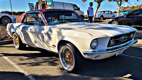 1967 Mustang Gt On Gold Zeniths And Vogues Youtube