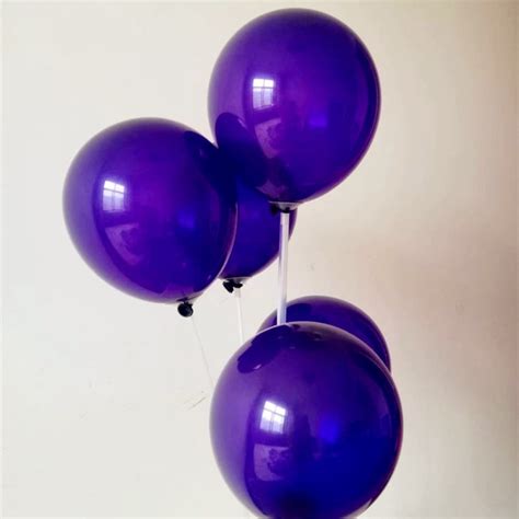 30pcslot 10 Inch 22g Round Latex Dark Purple Balloon Inflatable Air