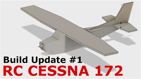 Cessna 172 Skyhawk Rc Airplane Design Update Part 1 Youtube