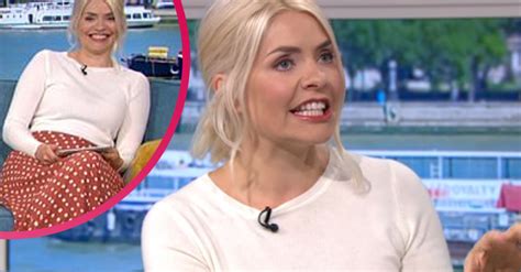 Holly Willoughby In Pretty Woman Outfit On This Morning Tuesday June 22
