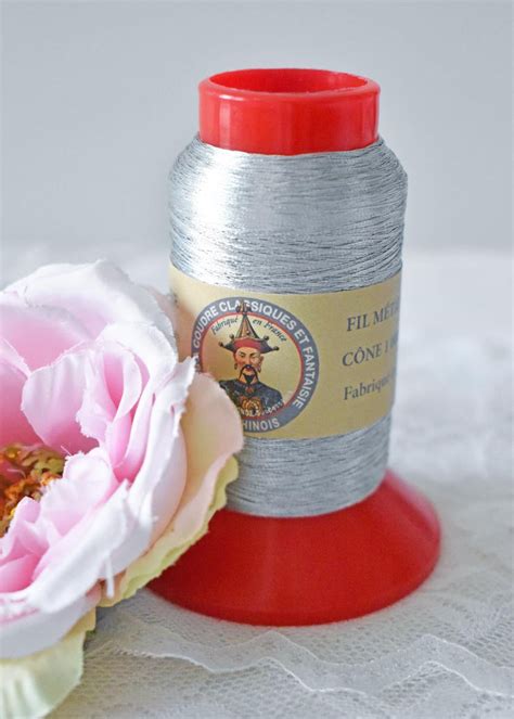 Sajou Metallic Thread 1000m Spool Metallic Sewing Thread Fil Etsy