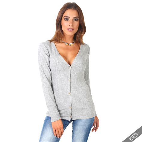 Womens Cardigan Sweater Button Down Shirt Size Discount Designer
