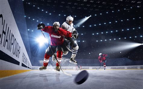 Download Wallpapers Hockey Men Hockey Players Ice Hockey Arena For