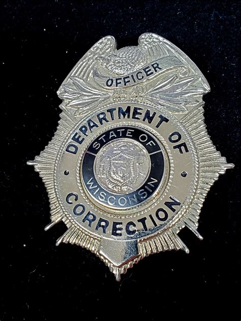 Collectors Badges Auctions Vintage Wisconsin Department Of Correction