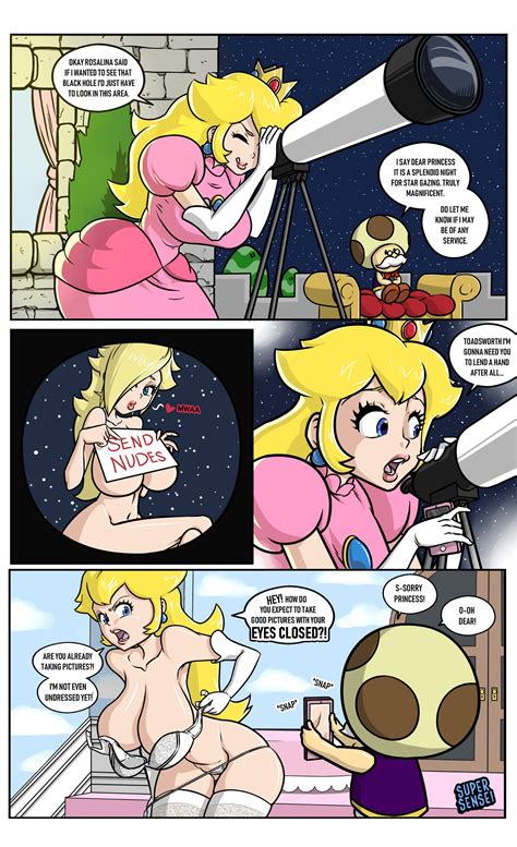 Image 3349830 Princess Peach Princess Rosalina Super Mario Bros Super Sensei Toadsworth Comic