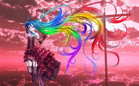 Share More Than 122 Anime Rainbow Hair Vn