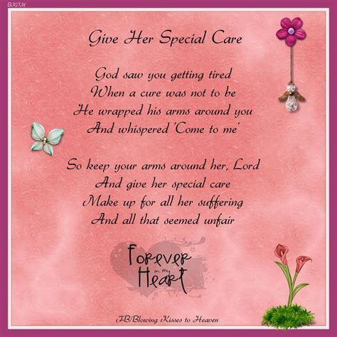 Give Her Special Care Quotes Pinterest