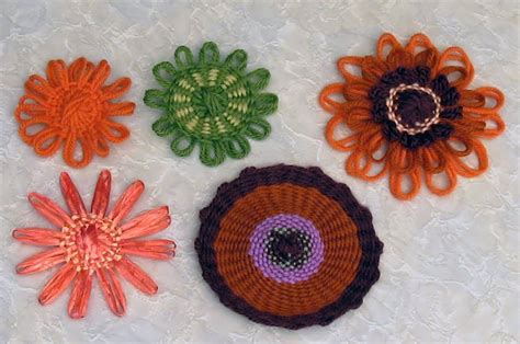 Flower Looms Single Woven Flowers In Three Styles Loom Knitting