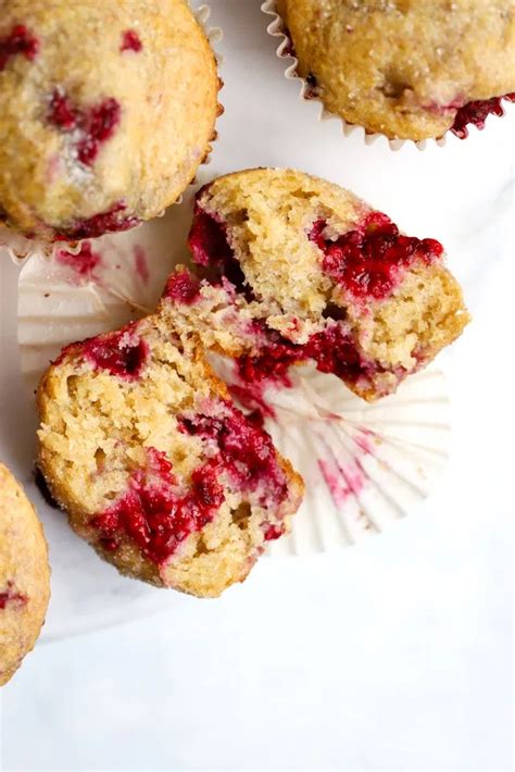These Wholesome Raspberry Lemon Muffins Are Tender Delicious Made