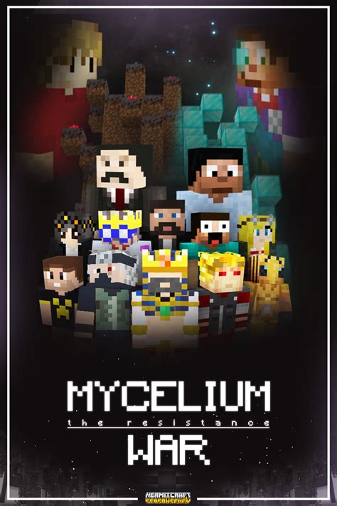 Mycelium War Posters Hermitcraft Season 7 R Hermitcraft