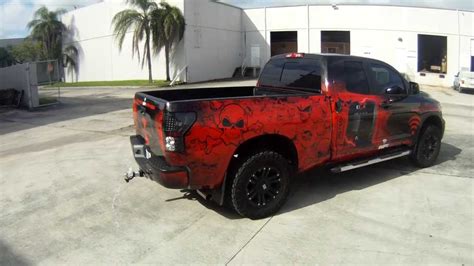 Toyota Tundra 3m Truck Wrap Graphics Miami Florida Youtube