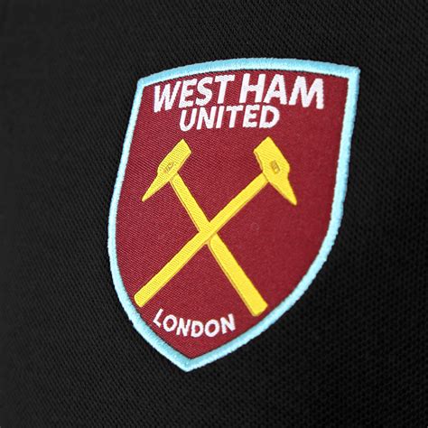 West Ham United Fc Official Football T Mens Crest Polo Shirt Ebay