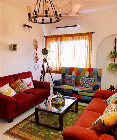 Saved By Radha Reddy Garisa Colourful Living Room Decor Beautiful
