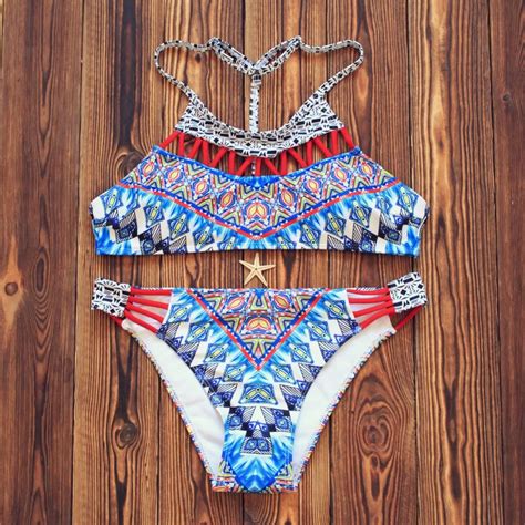 top sexy bikinis women 2017 swimsuit bathing suit beach bikini set hollow straps swimwear de las