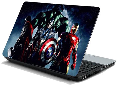 Premium laptop decals from skinit. Buy Namo Arts Avengers Laptop Skin Stickers HP-Dell-Lenovo ...