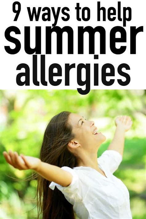 9 Ways To Help Summer Allergies Simply Stacie