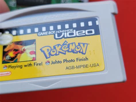 Pokemon Nintendo Game Boy Advance Video Playing With Fire Johto Photo