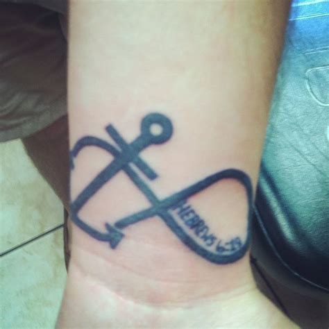 Hope Anchors The Soul Infinity Anchor Tattoo Tattoos Feather Tattoo