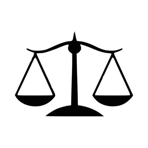 Buy Law Justice Scale Lady Justice Lawyer Vinyl Decal Sticker Online