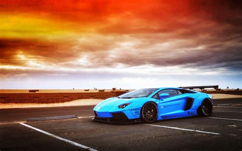 23 Awesome Blue Lamborghini Wallpapers