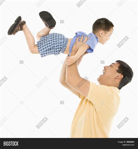 Father Lifting Son Image And Photo Free Trial Bigstock