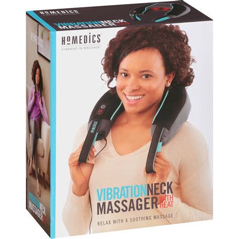 Homedics Comfort Foam Vibration Neck Massager With Heatnmsq 216h 2two Speed