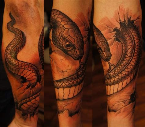 28 Snake Tattoos On Sleeve Arm Tattoo Designs And Ideas Petpress