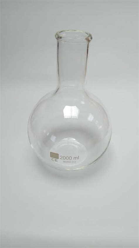 Rocwing Borosilicate Glass Flat Bottom Round Boiling Florence Flask Boro 3 3 Lab Ebay