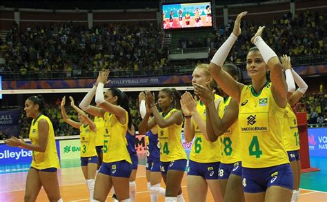 ''são quase os mesmos do brasil''. Liga das Nações de Vôlei feminino 2019 - 3ª rodada - Surto ...