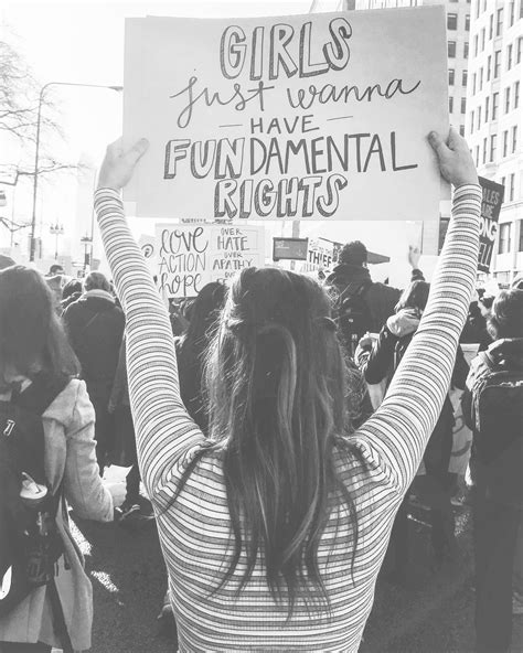 Girls Just Want To Have Fundamental Rights Womens March Girl Power