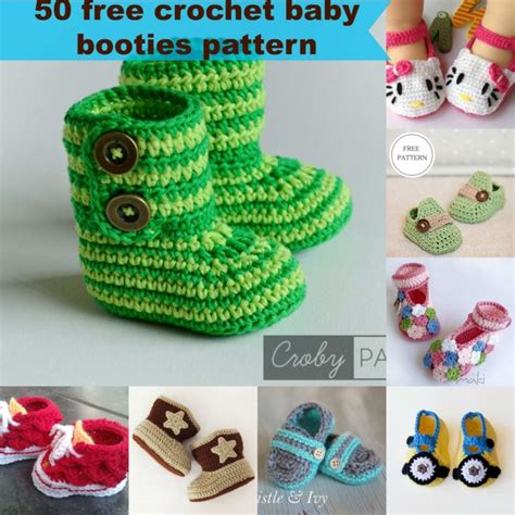 Free Crochet Baby Booties Pattern Jenny Teddy