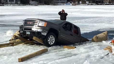 Video Shows Crews Pulling Truck Out Of Lake Winnipesaukee