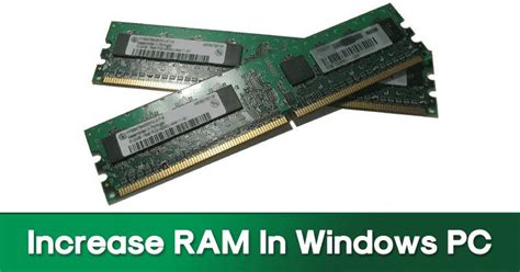 How To Increase Ram In Windows Pc Using Hdd Space