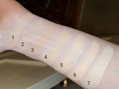Fairpale Skin Foundation Swatches 1 Revlon Colorstay Full Cover 110 Ivory 2 Coverfx Power