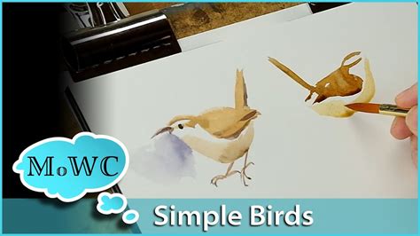 How To Paint Birds In Watercolor Simply Quickly And Expressively