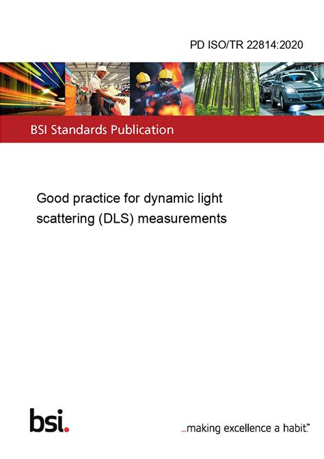 Pd Isotr 228142020 Good Practice For Dynamic Light Scattering Dls
