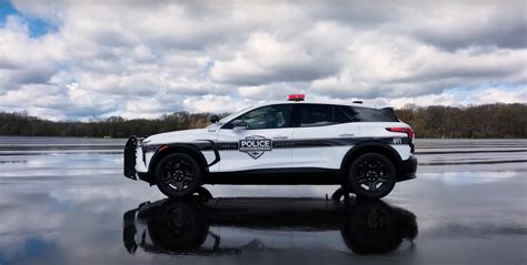 Chevy Blazer Ev Cop Car Carries 105 Kwh Of Power Carscoops