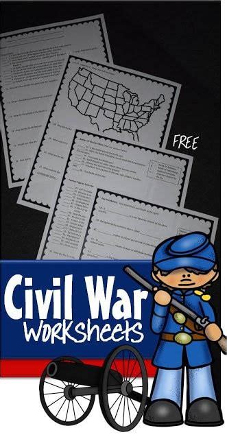 Free Printable Civil War Worksheets Artofit