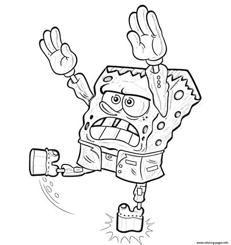Free printable coloring pages sponge bob coloring sheets. Spongebob Halloween Zombie Coloring Pages Printable