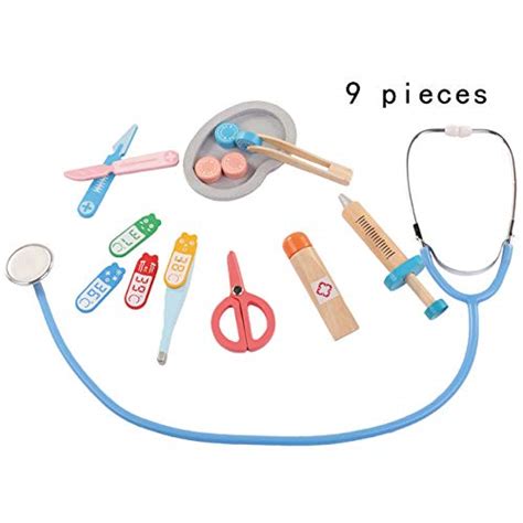 Buy Faironly Childrens Doctor Toy Kit Injection Tool Wooden Simulation