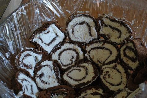 Joseph S Grainery Swiss Roll Ice Cream Cake The Daring Baker S Challenge